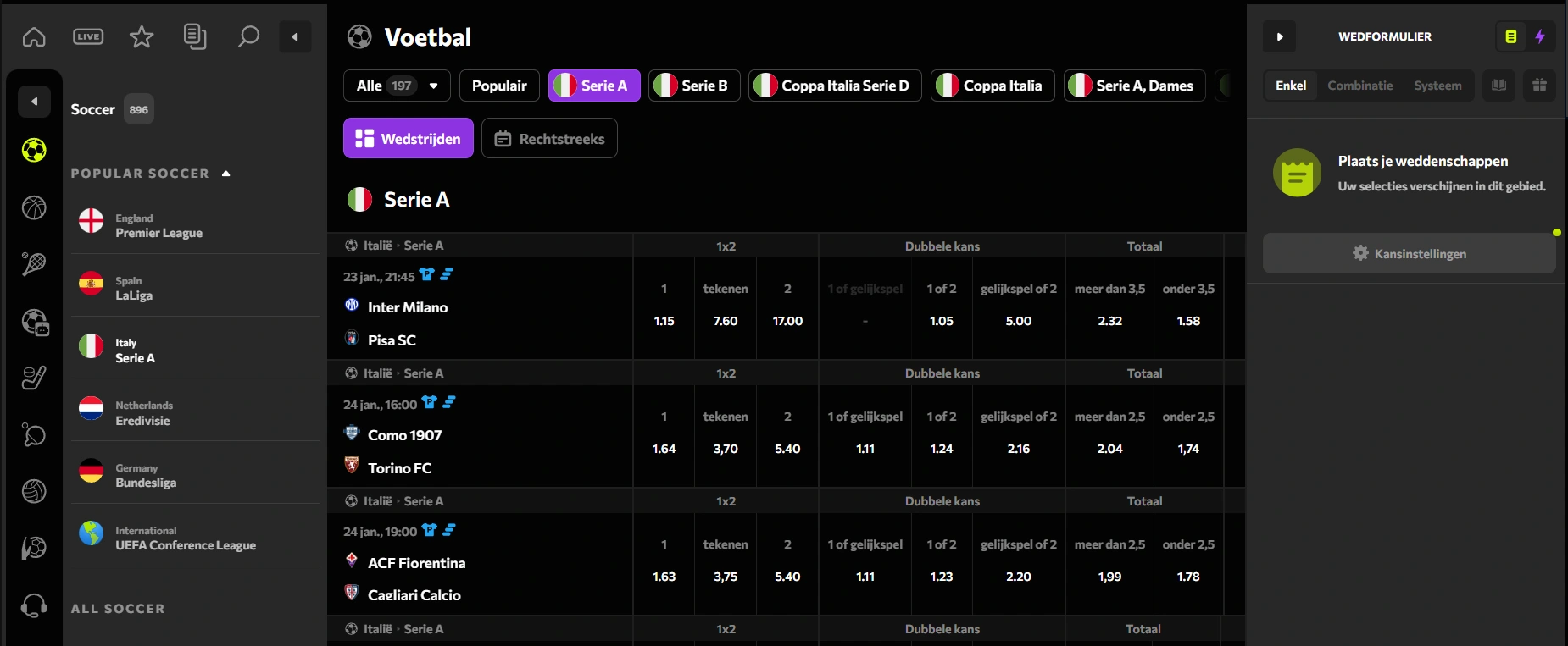 instasino casino sportweddenschappen